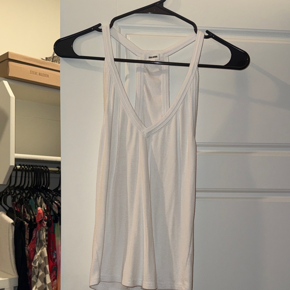 Joah Brown Cream Camisole Top